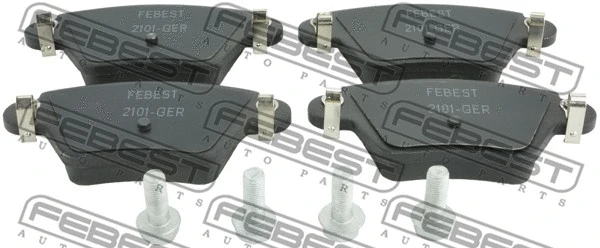Brake Pad Set, disc brake (2101-GER)