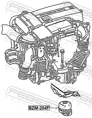 Mounting, engine