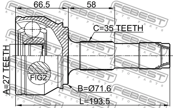 Joint Kit, drive shaft