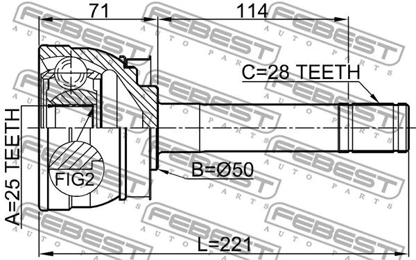 Joint Kit, drive shaft