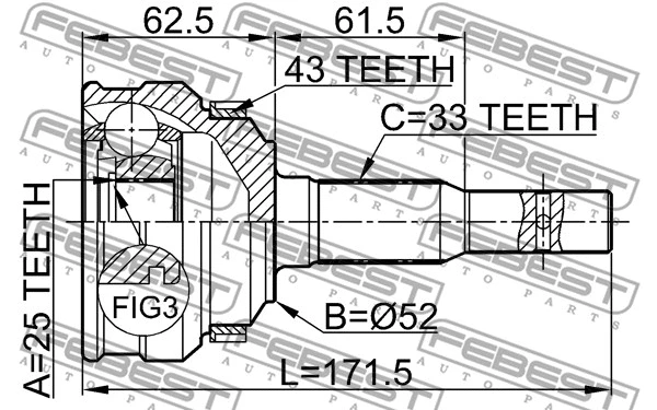 Joint Kit, drive shaft