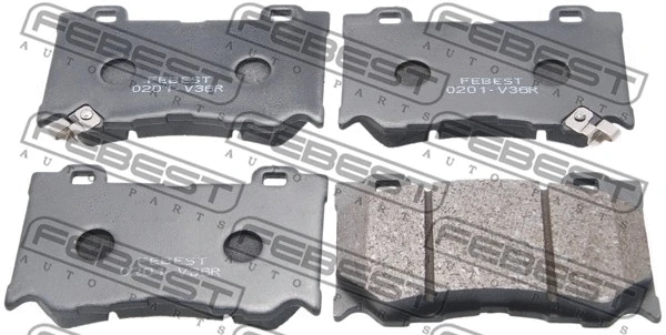 Brake Pad Set, disc brake (0201-V36F)