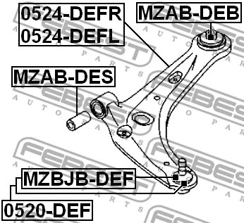 Repair kit, supporting/ball joint