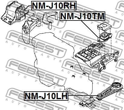 Mounting, manual transmission