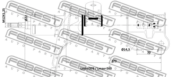 Shock Absorber (12110-015FR)
