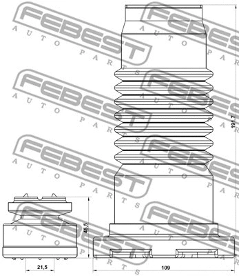 Dust Cover Kit, shock absorber