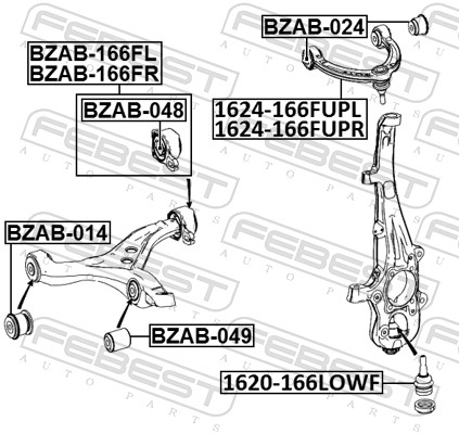 Control/Trailing Arm, wheel suspension