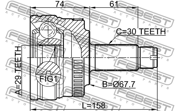 Joint Kit, drive shaft