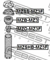 Suspension Strut Support Mount