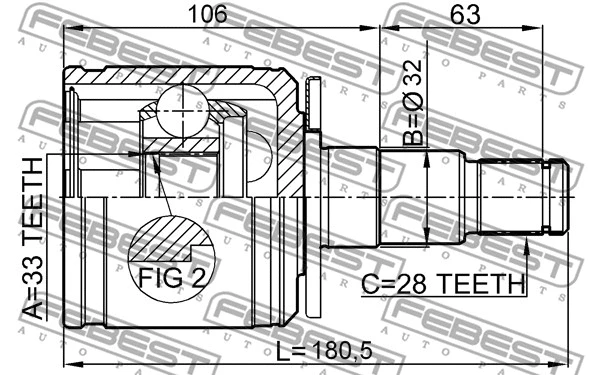 Joint Kit, drive shaft