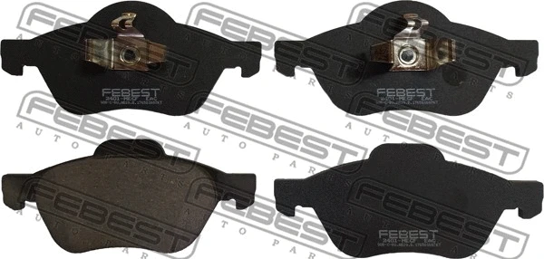 Brake Pad Set, disc brake (2401-MEGF)
