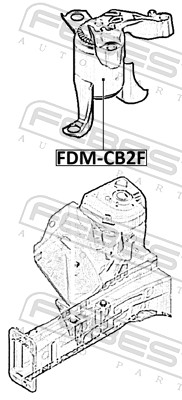 Mounting, engine