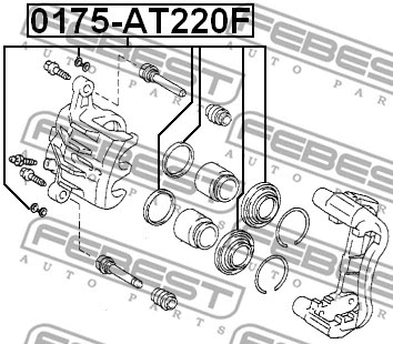 Repair Kit, brake caliper