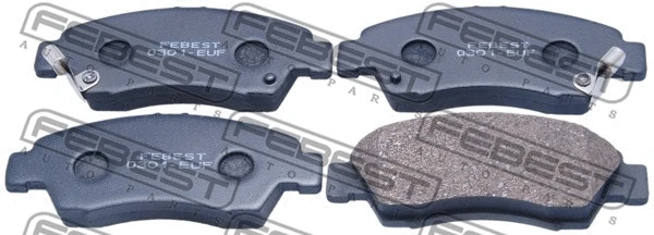 Brake Pad Set, disc brake (0301-EUF)