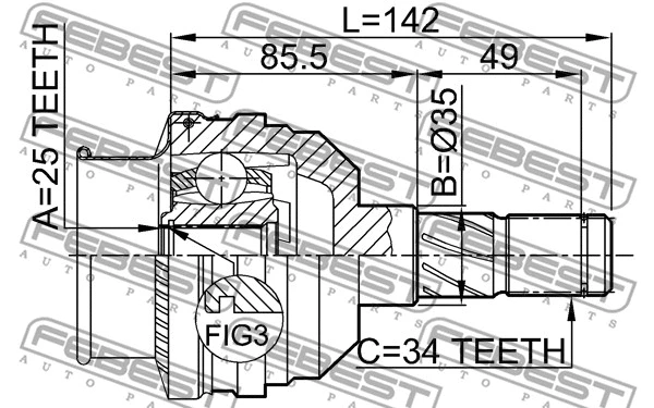 Joint Kit, drive shaft