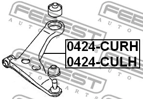 Control/Trailing Arm, wheel suspension