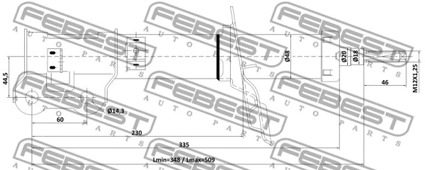 Shock Absorber (12110-022FR)