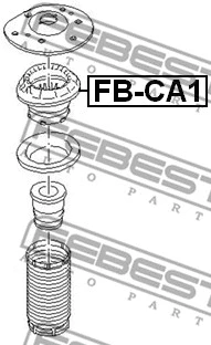 Rolling Bearing, suspension strut support mount