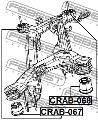 Bushing, axle beam