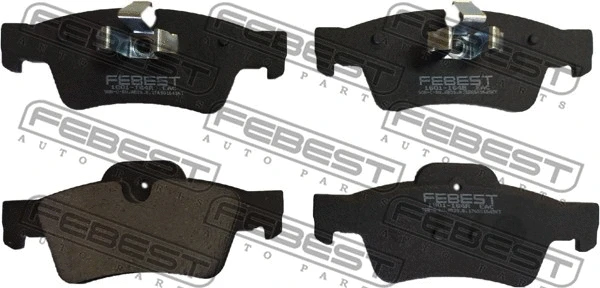 Brake Pad Set, disc brake (1601-164R)