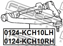 Control/Trailing Arm, wheel suspension