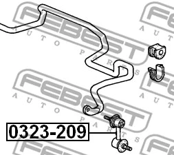 Link/Coupling Rod, stabiliser bar