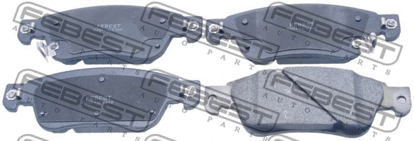 Brake Pad Set, disc brake (0201-CV36F)