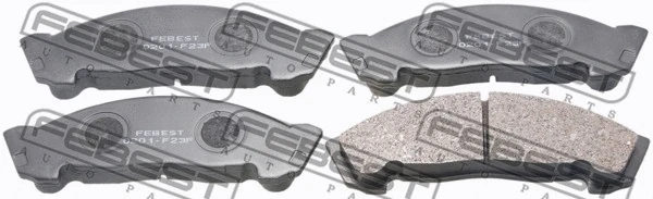 Brake Pad Set, disc brake (0201-F23F)