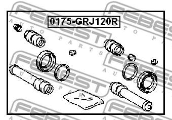 Repair Kit, brake caliper