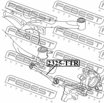 Control/Trailing Arm, wheel suspension