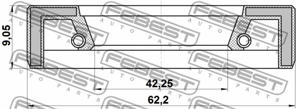 Seal Ring, wheel hub