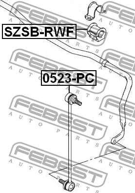 Mounting, stabiliser bar