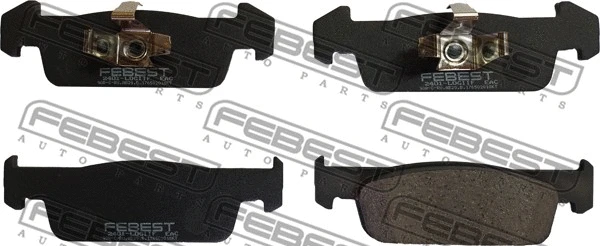 Brake Pad Set, disc brake (2401-LOGIIF)