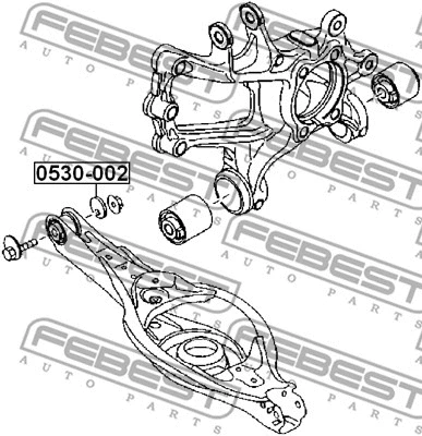 Caster Shim, axle beam