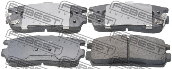 Brake Pad Set, disc brake (1801-ANTF)