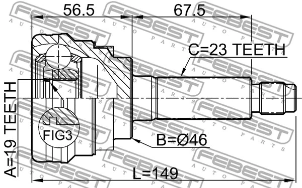 Joint Kit, drive shaft