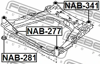 Bushing, axle beam