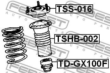 Suspension Strut Support Mount