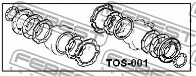 Repair Kit, steering knuckle