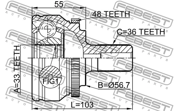 Joint Kit, drive shaft