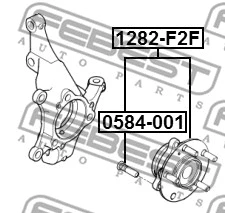 Wheel Hub (1282-F2F)