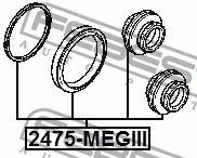 Repair Kit, brake caliper