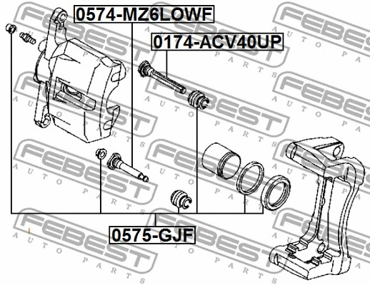Repair Kit, brake caliper