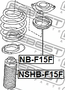 Rolling Bearing, suspension strut support mount