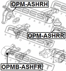 Mounting, engine