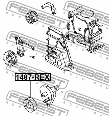 Tensioner Pulley, V-ribbed belt