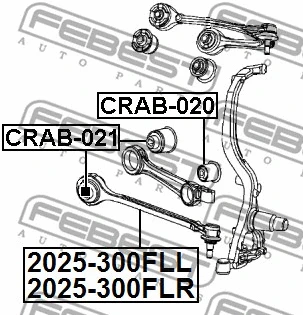 Control/Trailing Arm, wheel suspension