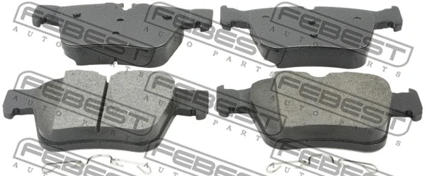 Brake Pad Set, disc brake (1601-205R)