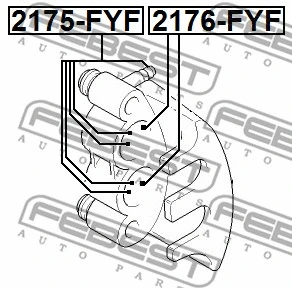 Repair Kit, brake caliper