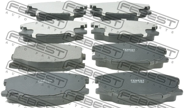 Brake Pad Set, disc brake (0401-FEF)